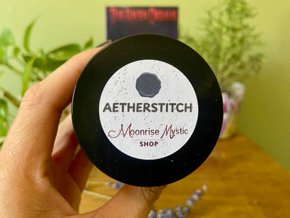 Aetherstitch healing spell - fantasy-inspired aromatherapy potion