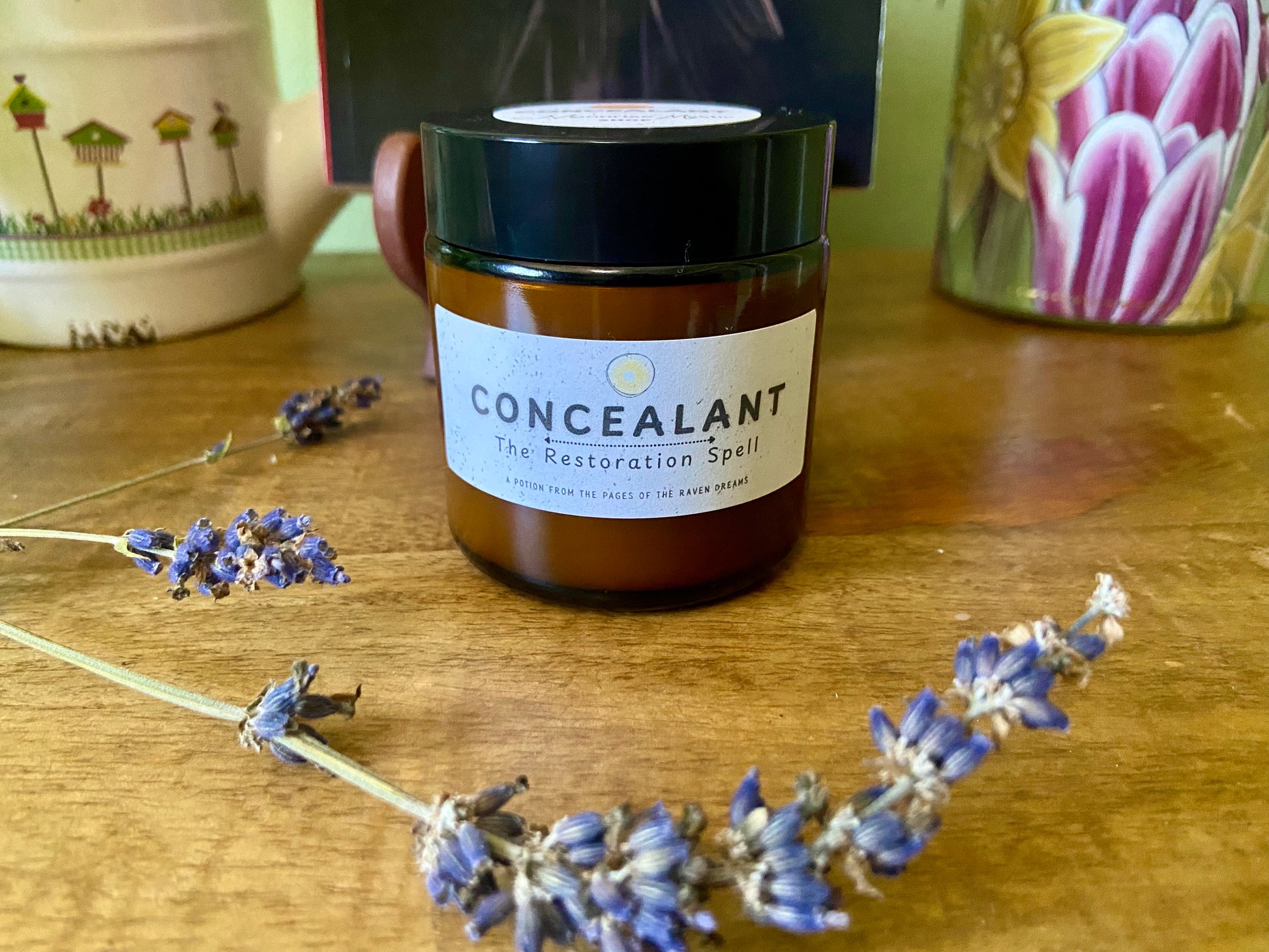 Concealant restoration potion close-up - fantasy-inspired aromatherapy