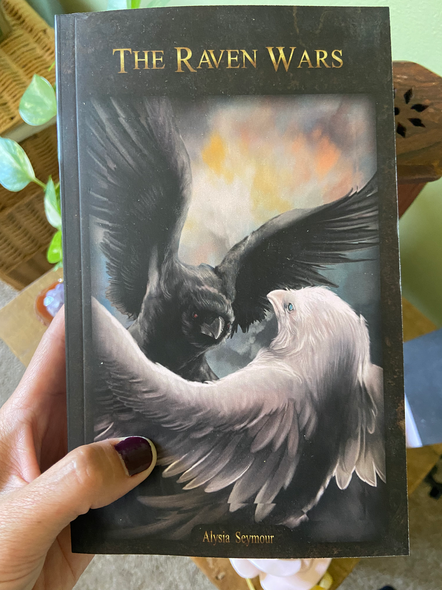 The Raven Wars Book Two paperback cover by Alysia Moonrise - dark fantasy novel
