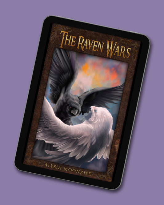 The Raven Wars Book Two eBook cover by Alysia Moonrise - dark fantasy