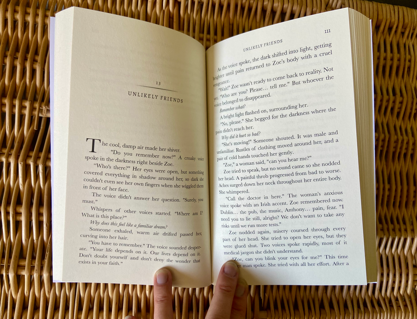 The Wonder Soul interior pages - magical realism fiction by Alysia Moonrise