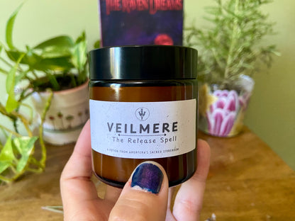 Veilmere release spell potion by Alysia Moonrise - stress relief herbal balm