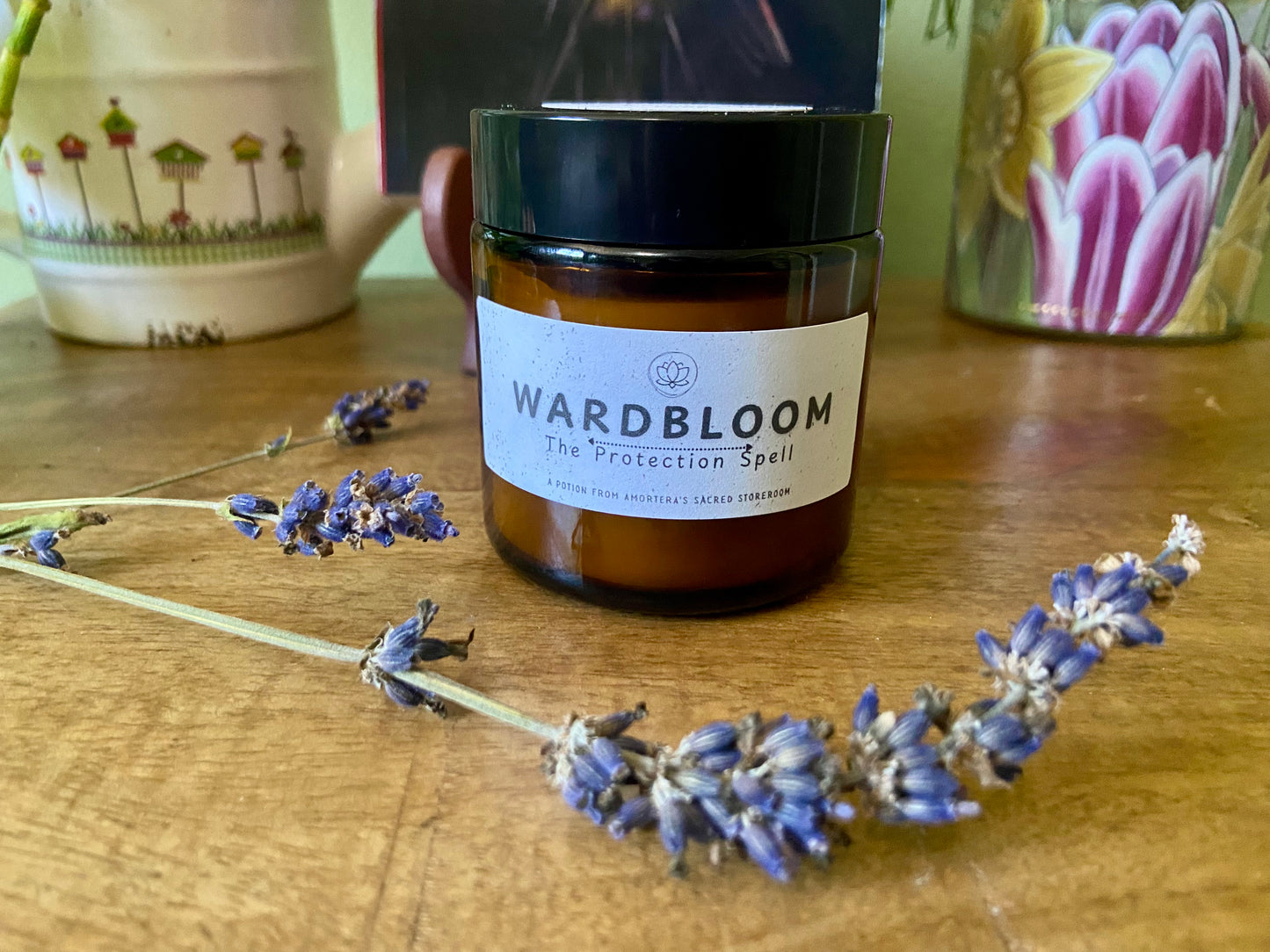 Wardbloom protection potion close-up - Talvy's Apothecary handcrafted blend